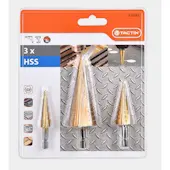 Tactix stepenasta metrička burgija HSS set 3/1 416061